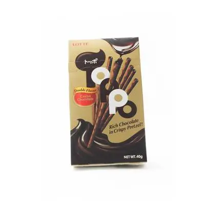 Lotte Toppo Cocoa Chocolate 40g