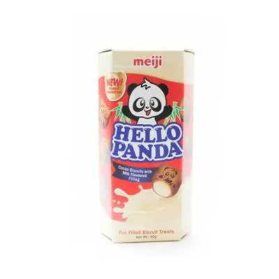 Meiji Hello Panda Cocoa Biscuits With Milk 50g