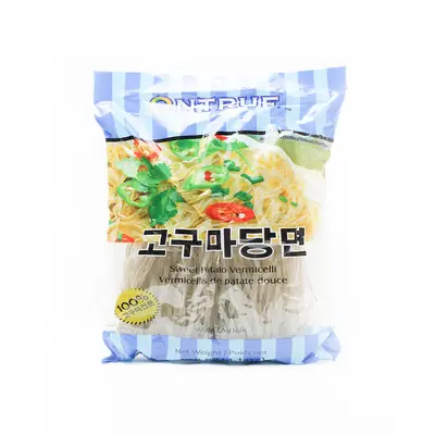 Ontrue Sweet Potato Vermicelli Wide (Blue) 400g