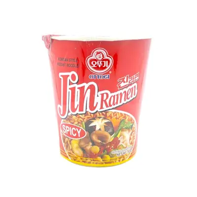 Ottogi Jin Ramen Cup (Spicy) 65g