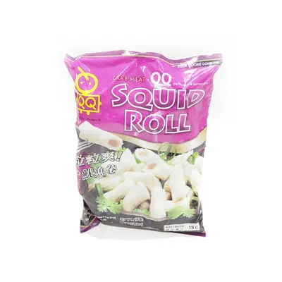 Qq Crab Meat Squid Roll 1kg