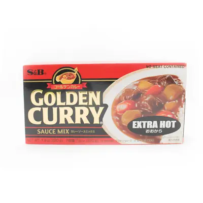 S&B Golden Curry Extra Hot 220g