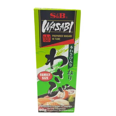 S&B Wasabi Tube Family Size 90g