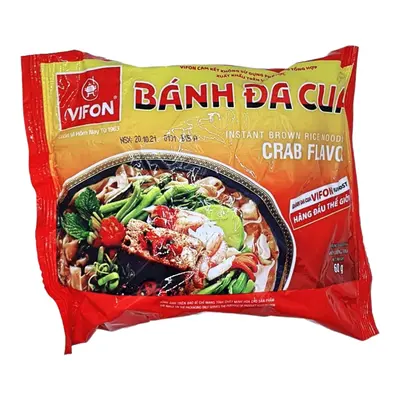 Vifon Instant Rice Pancake Crab (Banh Da Cua) 60g