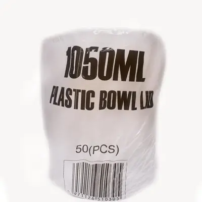 Plastic Bowl Lid 1050ml 50Pcs