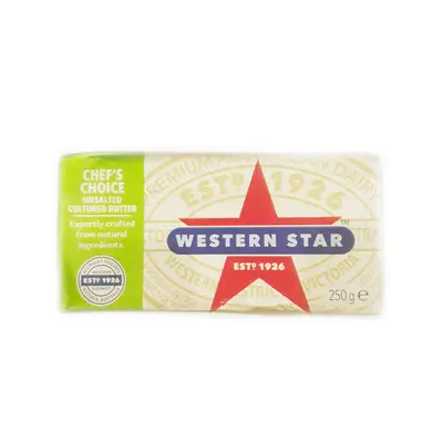 Western Star Unsalted Butter 250g Western Star Unsalted Butter 250g