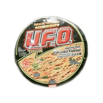 Nissin Ufo Yakisoba Flavour Fried Noodles 116g