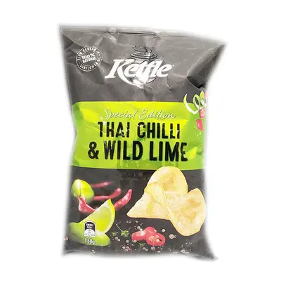 Kettle Thai Chilli & Wild Lime Potato Chips 150g