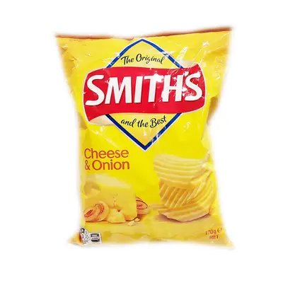 Smiths Cheese & Onion Crinkle Chips 170g