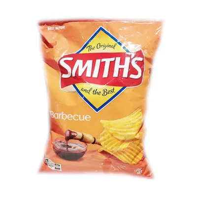 Smiths Bbq Crinkle Chips 170g