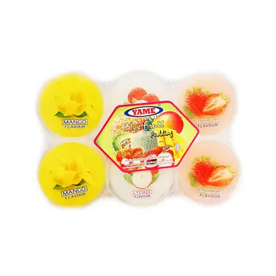 Yame Mix Fruit Pudding 110g*6