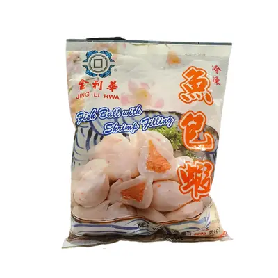 Jing Li Hwa Fish Ball W/ Fish Roe Filling 500g