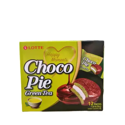 Lotte Choco Pie Green Tea 336g