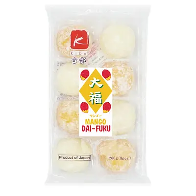 Kido Mango & Custard Cream Daifuku 200g