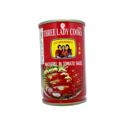 3 Lady Mackerel In Tomato Sauce 155g