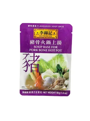 Lee Kum Kee Soup Base For Pork Bone Hot Pot 50g