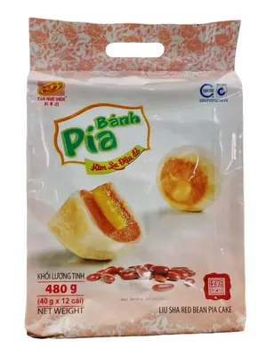 Tan Hue Vien Liu Sha Red Bean Pia Cake 480g
