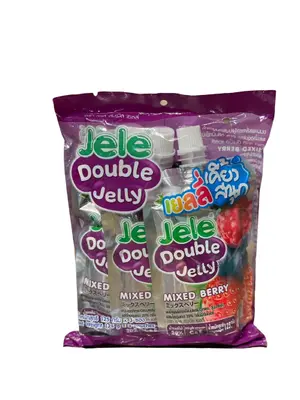 Jele Double Jelly Mixed Berry 125g*3