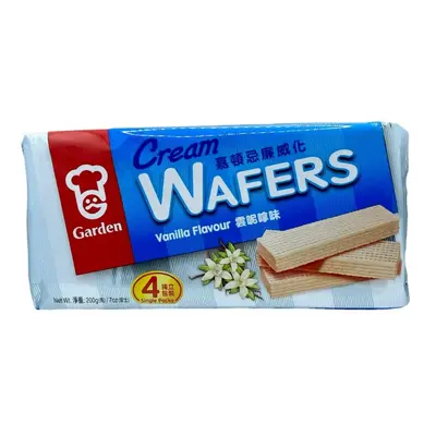 Garden Cream Waffers Vanilla Flavour 200g