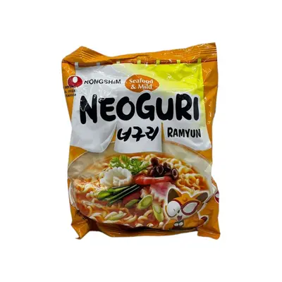 Nongshim Neoguri Noodles Seafood & Mild 120g*5