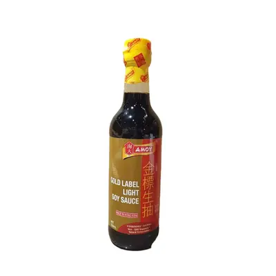 Amoy Gold Label Light Soy Sauce 500ml