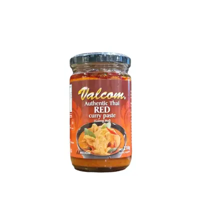 Valcom Red Curry Paste 210g