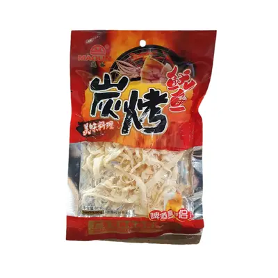 Maolin Charcoal Bbq Squid Slice 60g