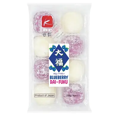 Kido Blueberry & Custard Cream Daifuku 200g