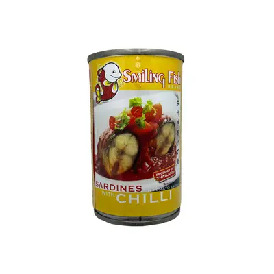 Smiling Fish Sardines In Tomato With Chilli 155g