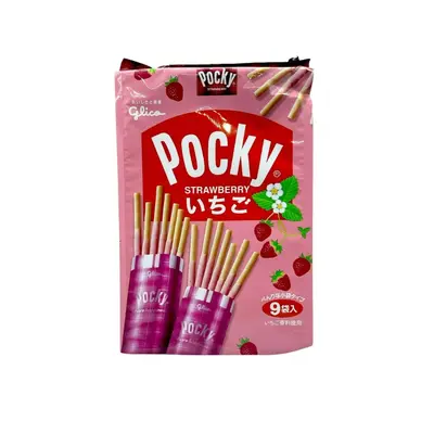 Glico Pocky Strawberry (Family Pack) 93.6g