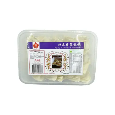 Jf House Wonton Peking Coriander & Pork 220g