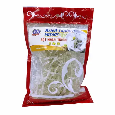Pk Dried White Tapioca Shreds 200g