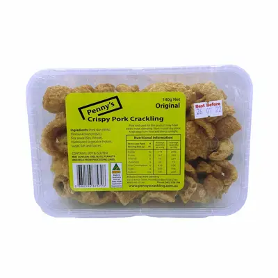 Penny's Crispy Pork Crackling 140g 