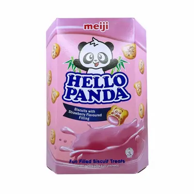 Meiji Hello Panda Strawberry Flv 260g