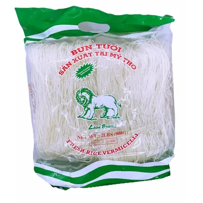 Lion Bun Tuoi Fresh Rice Vermicelli 908g 