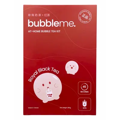 Bubbleme Bubble Tea Kit Royal Black Tea Flavour 280g