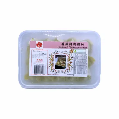 Jf House Wonton Chicken & Mushroom 220g