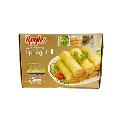 Royles Jumbo Vegetable Spring Roll 1800g