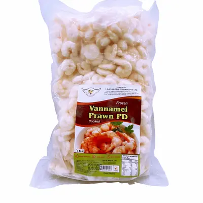 Lfs Frozen Cooked Vannamei Prawn 91/120 1kg