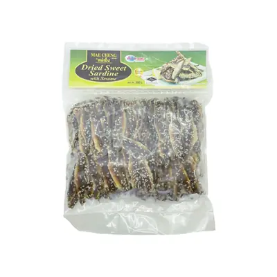 Mae Cheng Dried Sweet Sardine With Sesame 500g