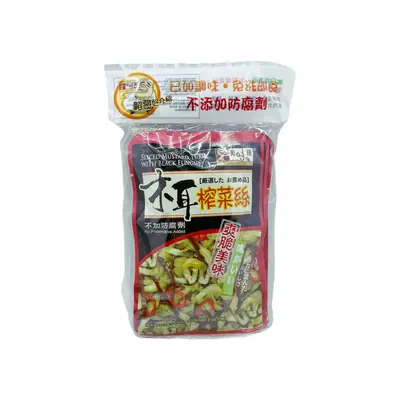 Yh Sliced Mustard Tuber W/ Black Fungus 70g*3