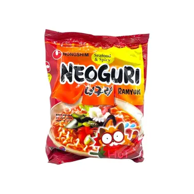 Nongshim Neoguri Noodles Seafood & Spicy 120g*5
