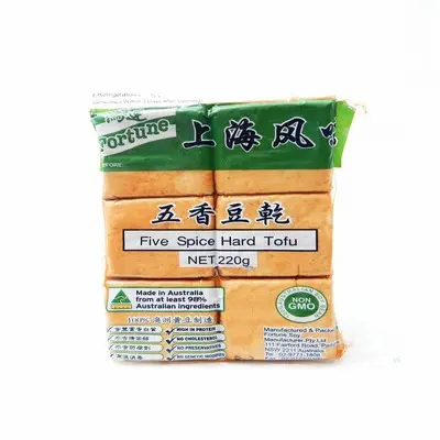 Fortune Shanghai Five Spice Hard Tofu (Green) 220g