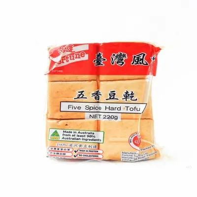 Fortune Taiwan Five Spice Hard Tofu (Red) 220g