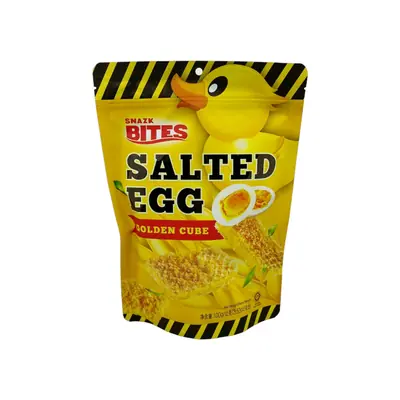 Snazk Bites Salted Egg Golden Cube 100g
