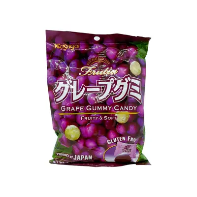 Kasugai Grape Gummy Candy 107g