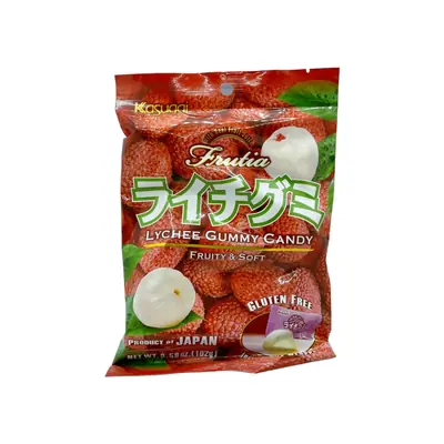 Kasugai Lychee Gummy Candy 102g