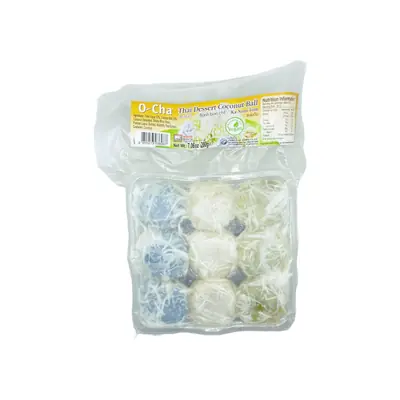 O-Cha Frozen Thai Dessert Coconut Ball 200g