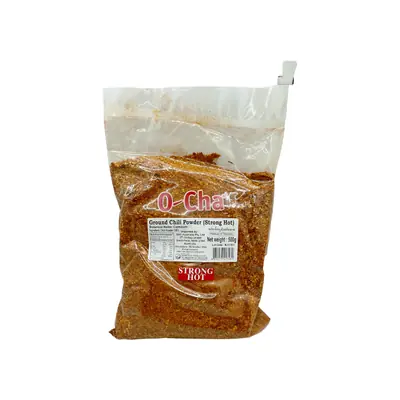 O-Cha Ground Chilli Powder (Strong Hot) 500g