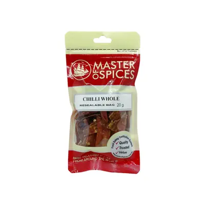Master Of Spices Chilli Whole Medium 20g